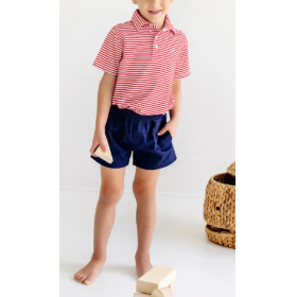 Beaufort Bonnet Baby Nantucket Navy Keeneland Khaki Sheffield Shorts Size 12-18M